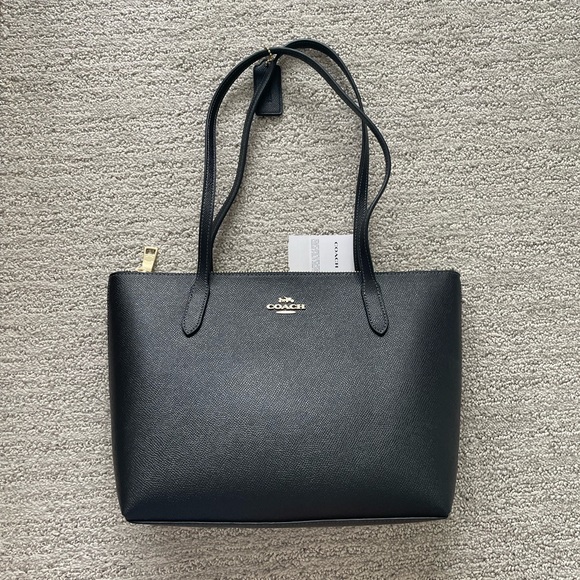 Coach Handbags - NWT Coach City Tote Bag Black Double Face Leather Casual Luxury Minimalist Chic